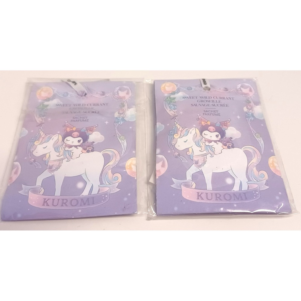 Miniso Sanrio Kuromi Scented Sachet Lot of 3 Sweet Wild Currant Fragrance 2023
